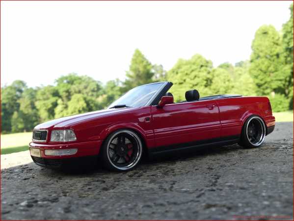 1:18 Audi 80 2.8 V6 Cabrio "Rot Edition"